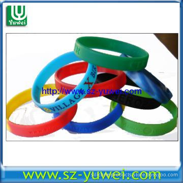 Silicone Wristbands with Different Colors and Logo